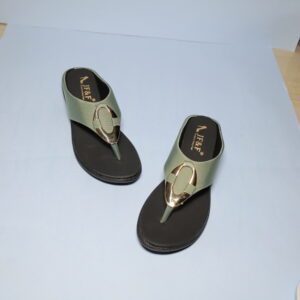 Green Lara chappal for women