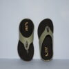 Elegant green chappal with diamond