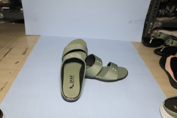 Green Double Patta Footwear